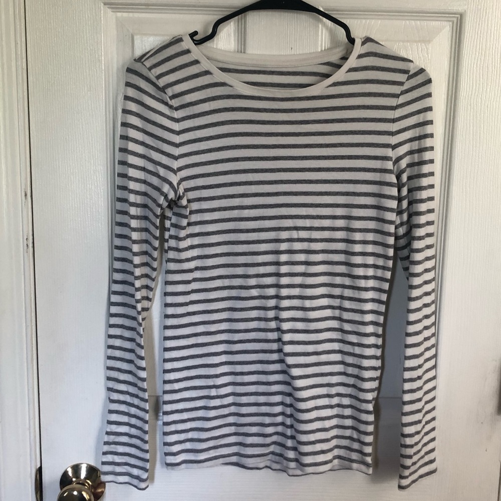 A New Day Striped Long Sleeve Top XS
